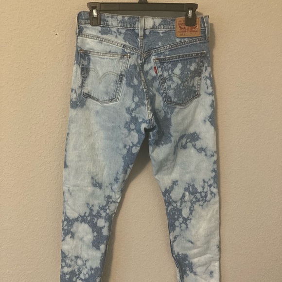 Levi’s 501 Jeans Skinny Bleached Womens Size 27x28 Buttonfly - Picture 3 of 11